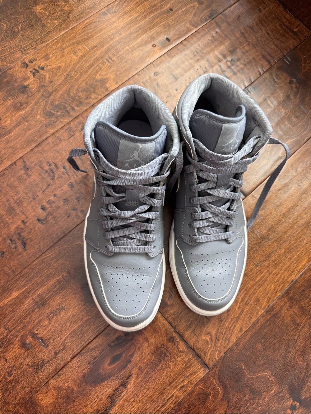 Nike Gray Mid-Top Men's Sneakers